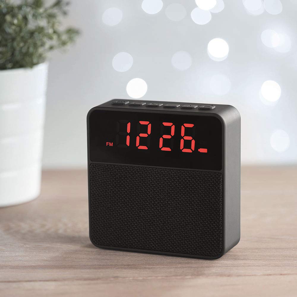 Radio portabil cu Ceas Alarma si Bluetooth — Utilitate Smart Zi de Zi