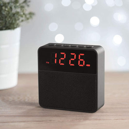 Radio portabil cu Ceas Alarma si Bluetooth — Utilitate Smart Zi de Zi
