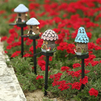 Lampa decorativa de gradina cu încarcare solara