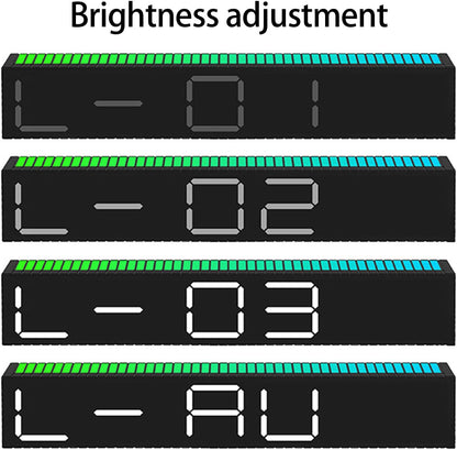 Ceas Electronic LED cu 2 Moduri de Afișare 9 Culori — Utilitate Smart Zi de Zi