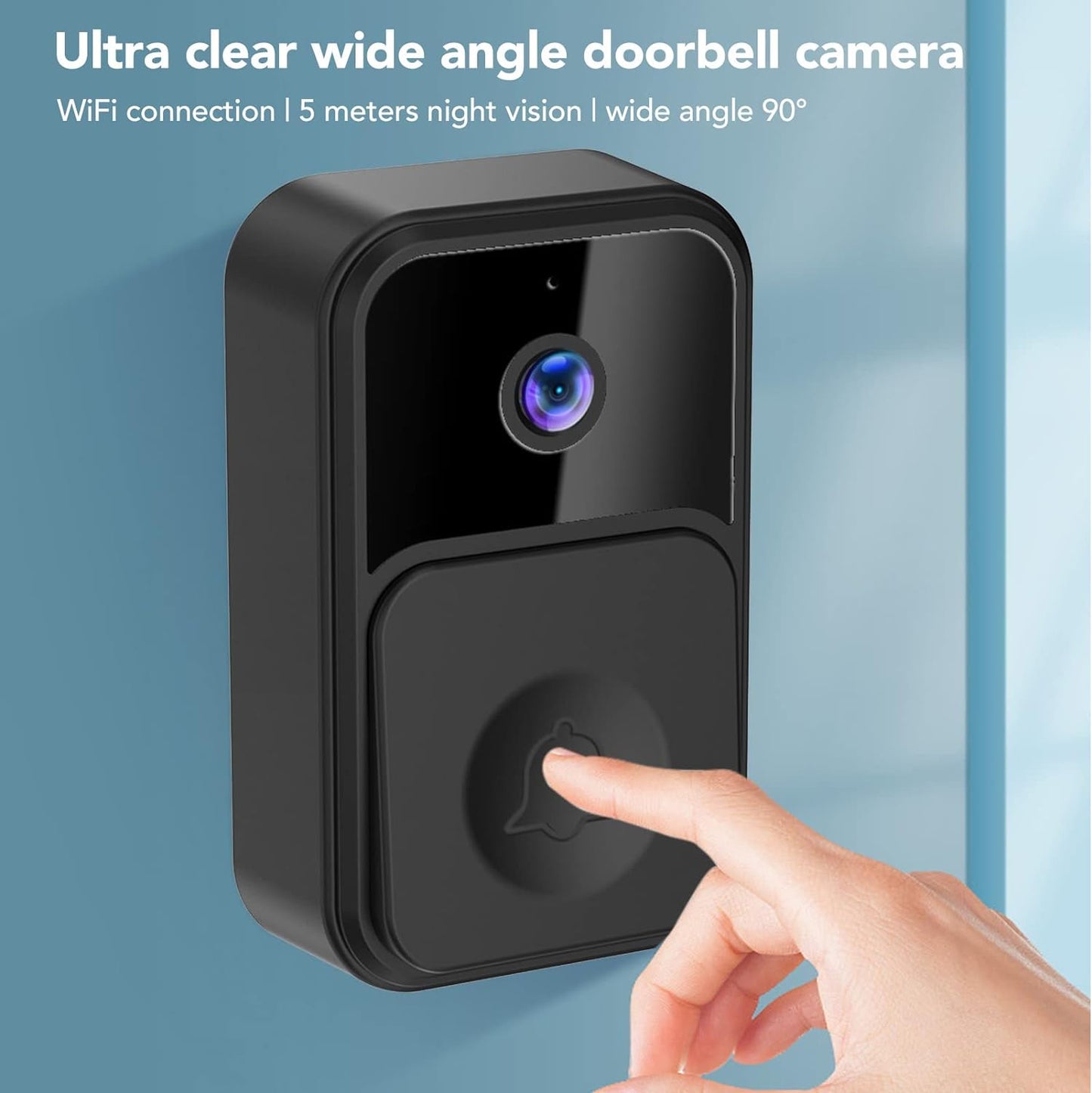 Sonerie interfon wireless inteligenta camera HD — Utilitate Smart Zi de Zi