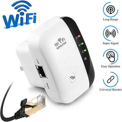 Amplificator retea semnal Wireless 2.4G WIFI repeater 300Mbps — Utilitate Smart Zi de Zi