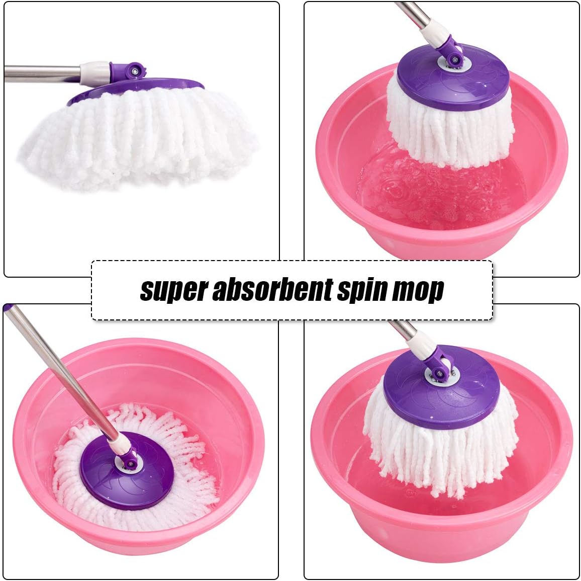 Set 3 rezerve pentru mop galeata — Confort Practic Pentru Casa Ta