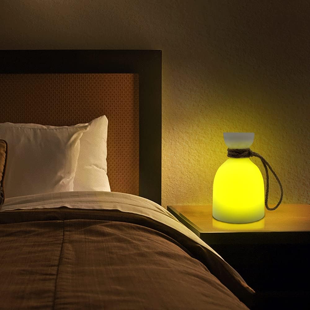 Lampa de masa portabila RGB cu baterie reincarcabila — Confort Practic Pentru Casa Ta