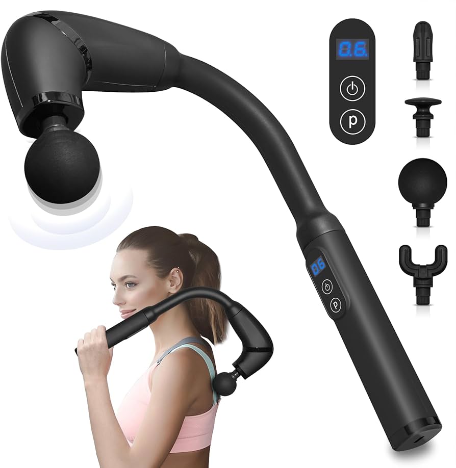 Aparat de masaj profesional cu brat flexibil in forma de — Confort Personal Zi de Zi
