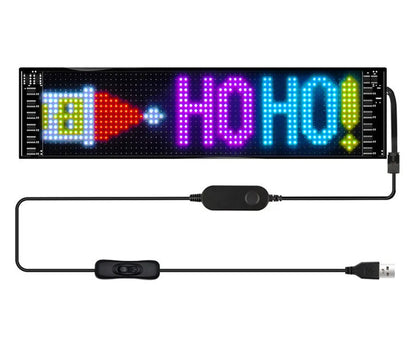 Panou LED auto afisaj cu led flexibil RGB programabil prin — Confort și Siguranță la Drum