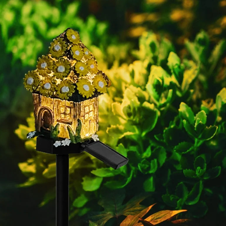 Lampa decorativa de gradina cu încarcare solara