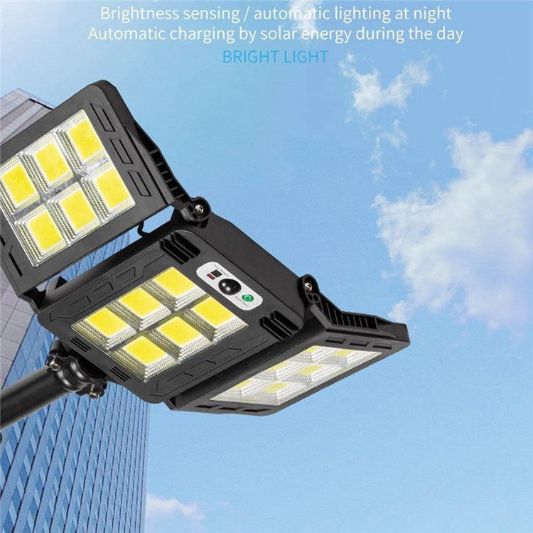 Lampa Solara Tripla 200W COB – Autonoma IP65 — Ambient Modern Pentru Acasă