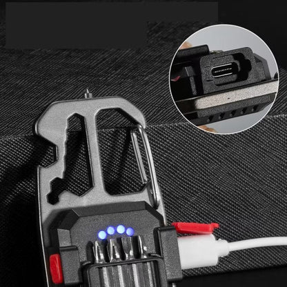 Lanterna LED tip breloc cu dispozitiv spargere geamuri — Ambient Modern Pentru Acasă