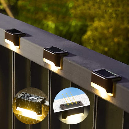 Set 4 lampi solare LED pentru trepte — Ambient Modern Pentru Acasă