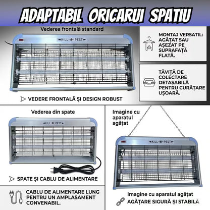 Aparat Anti-Tantari Electric 40W, pentru Interior si Exterior, A-163-14