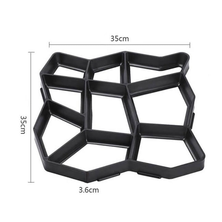 Matrita pentru Pavaj de Gradina 35x35 cm, Turnare Alei din Beton, M-116