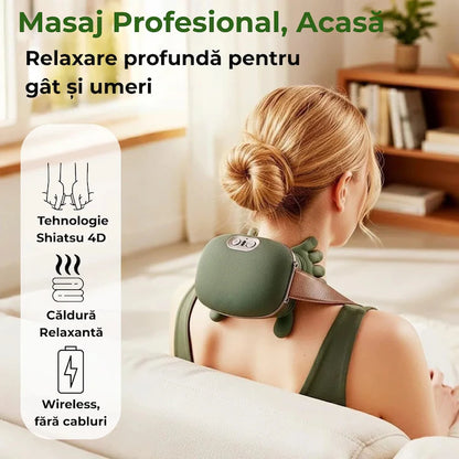 Perna de Masaj Electrica Reincarcabila pentru Gat si Umeri, A-149-20