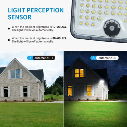Proiector LED cu Incarcare Solara, 600W, Panou Separat, A-153-6