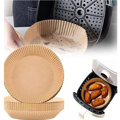 Set 100 Folii de Hartie pentru Air Fryer, A-129-17