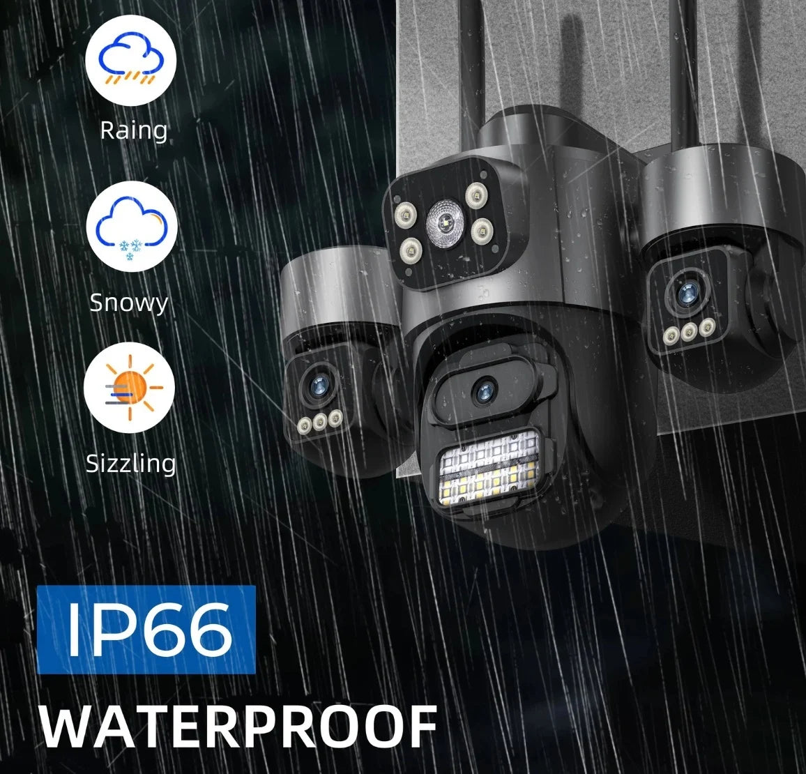 Camera de Securitate Exterior Dome 4K, Urmarire AI, WiFi, A-161-20