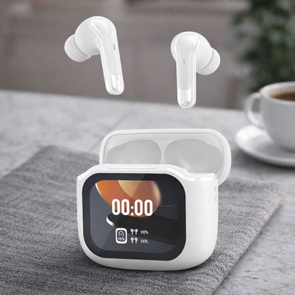 Casti wireless Bluetooth Andowl Ai4 Bass cu display LED — Utilitate Smart Zi de Zi