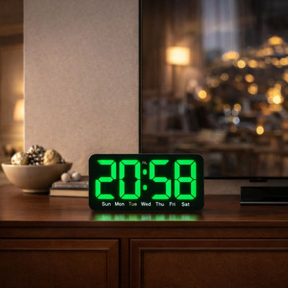 Ceas digital LED cu afisaj mare — Confort Practic Pentru Casa Ta