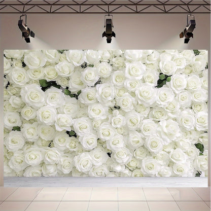 Panou Floral Artificial cu 56 de Trandafiri – 60 x