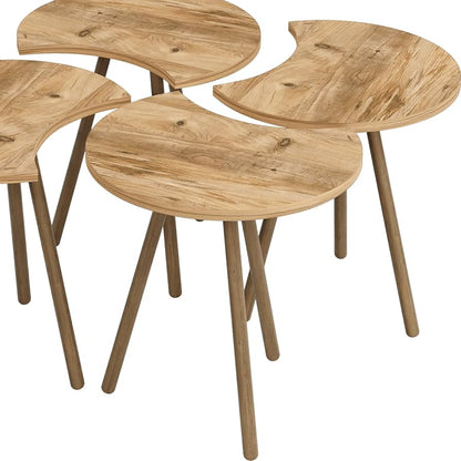 Set 4 Masute multifunctionale 48 x 77 x 77 cm — Confort Practic Pentru Casa Ta