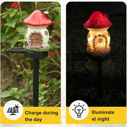 Lampa decorativa de gradina cu încarcare solara