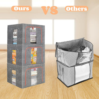 Cutie de depozitare pliabila 66 sau 100L — Confort Practic Pentru Casa Ta