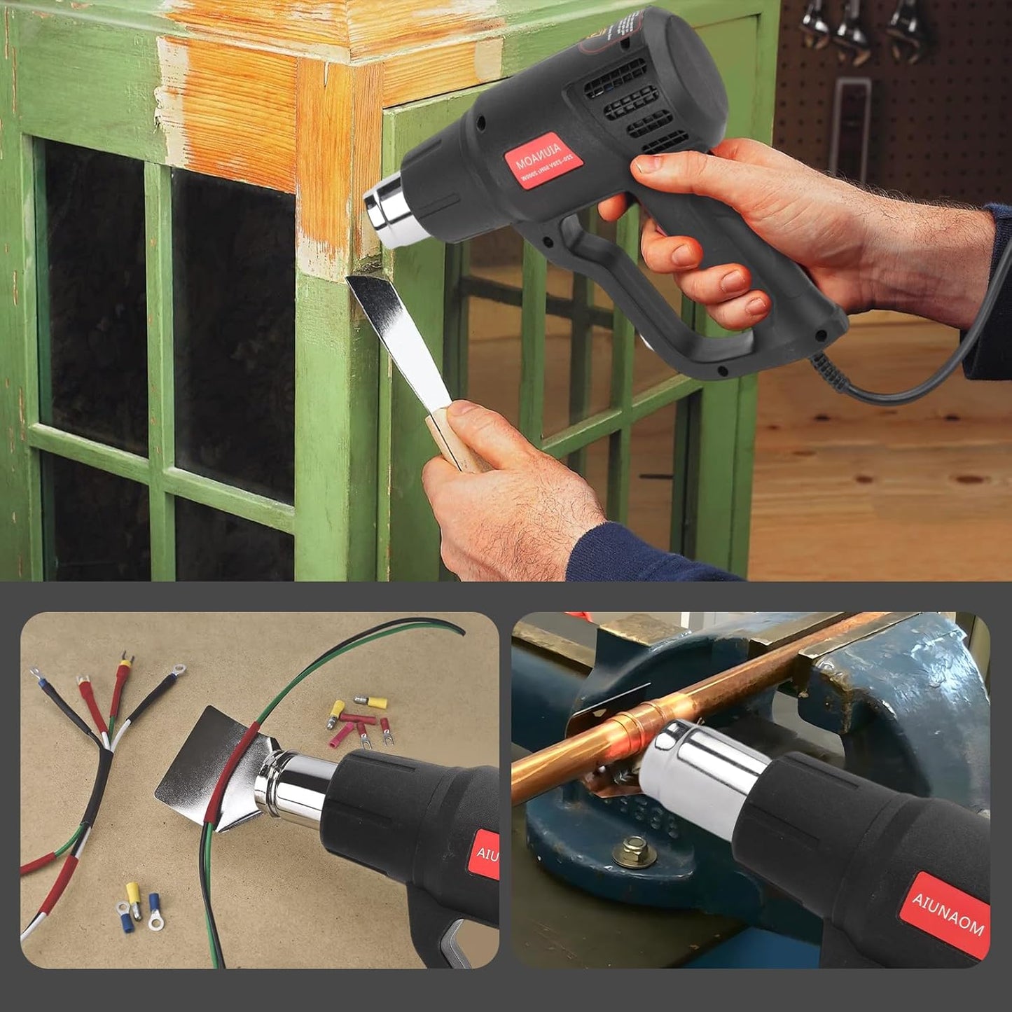 Suflanta aer cald tip pistol 2000W 2 viteze 230V 600 — Utilitate Smart Zi de Zi