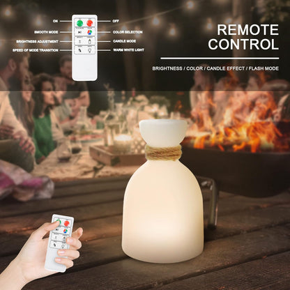 Lampa de masa portabila RGB cu baterie reincarcabila — Confort Practic Pentru Casa Ta