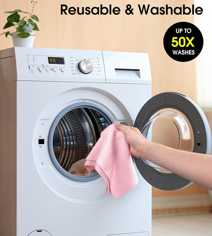 Set 30 lavete reutilizabile multifunctionale 25x25 cm — Mai Mult Confort în Bucătărie