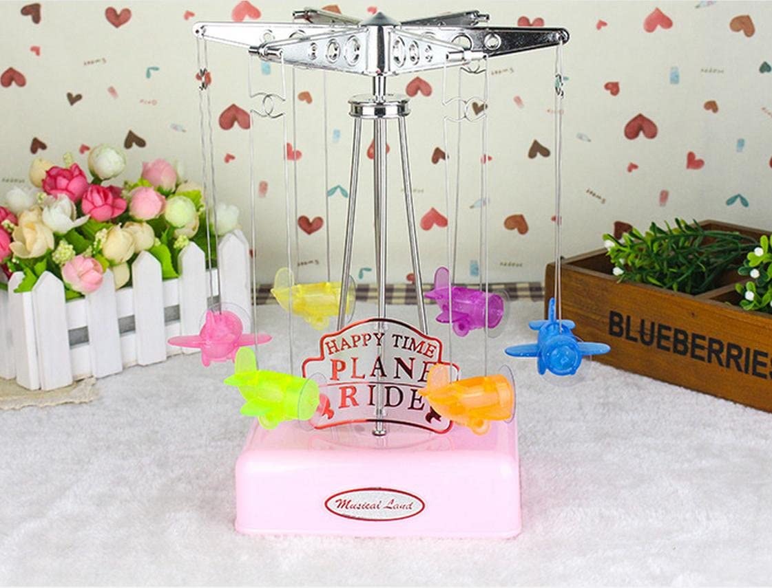 Carusel muzical rotativ cu avioane — Util Pentru Familie și Copii
