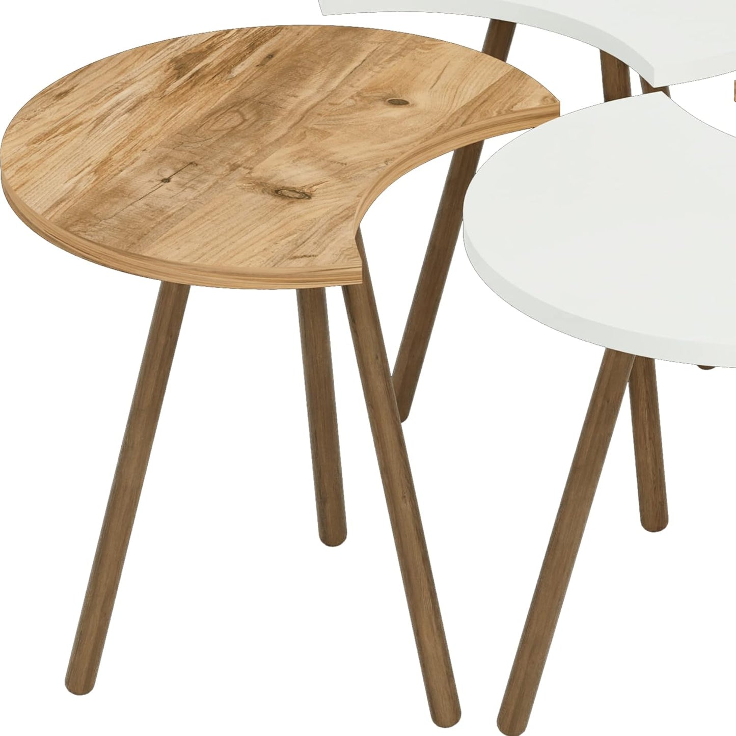 Set 4 Masute multifunctionale 48 x 77 x 77 cm — Confort Practic Pentru Casa Ta