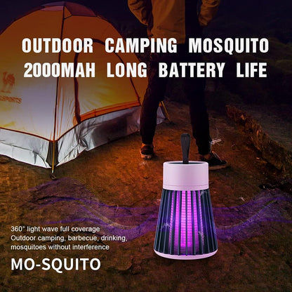 Lampă UV Anti-Insecte Reîncărcabilă USB cu Acumulator și Suspendare, A-165-4