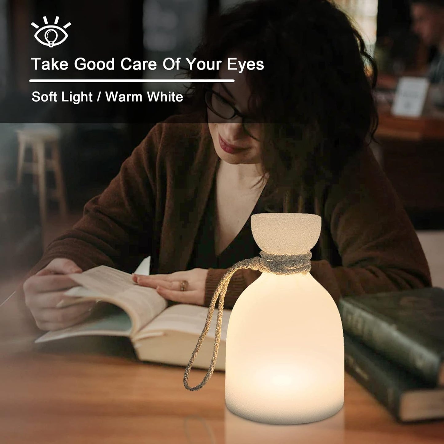 Lampa de masa portabila RGB cu baterie reincarcabila — Confort Practic Pentru Casa Ta