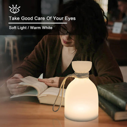 Lampa de masa portabila RGB cu baterie reincarcabila — Confort Practic Pentru Casa Ta