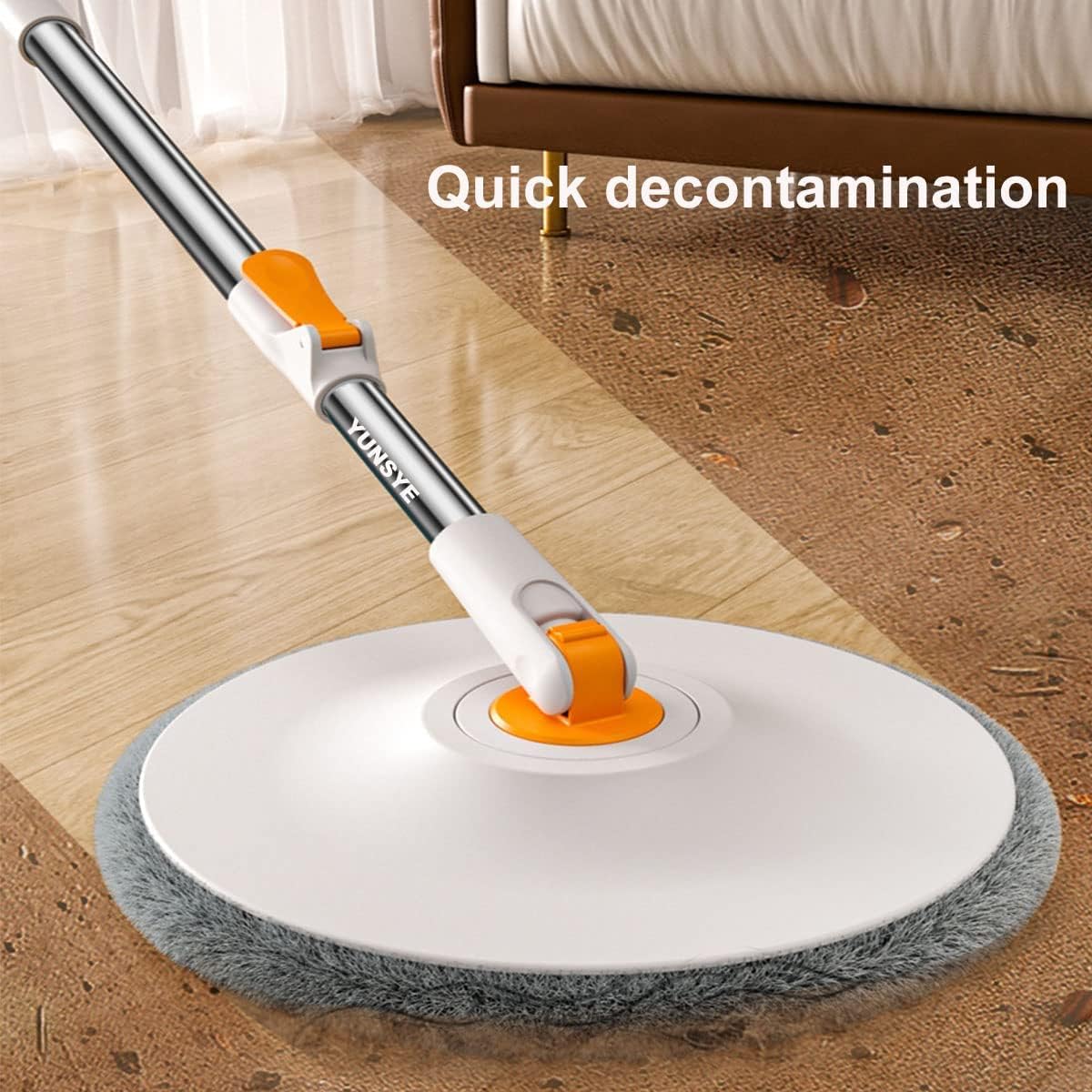 Set mop rotativ cu doua rezerve si auto spalare — Confort Practic Pentru Casa Ta