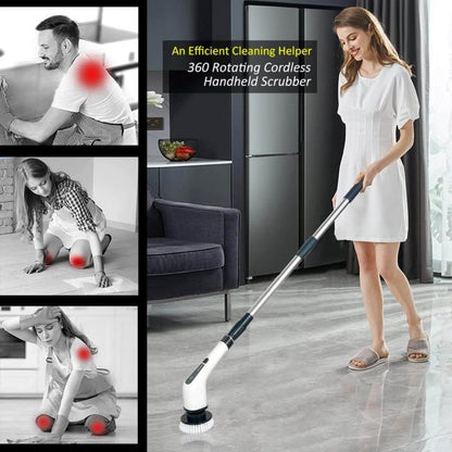 Perie electrica rotativa de curatate 9 in 1 – 9 — Confort Practic Pentru Casa Ta