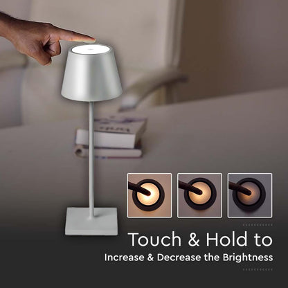 Lampa de masa touch led reincarcabila cu tija telescopica — Ambient Modern Pentru Acasă