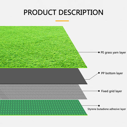 Gazon artificial decorativ – verde natural