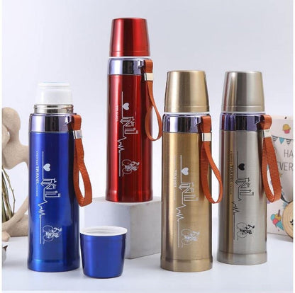 Cana termos 750ml cu perete dublu si capac etans – — Mai Mult Confort în Bucătărie