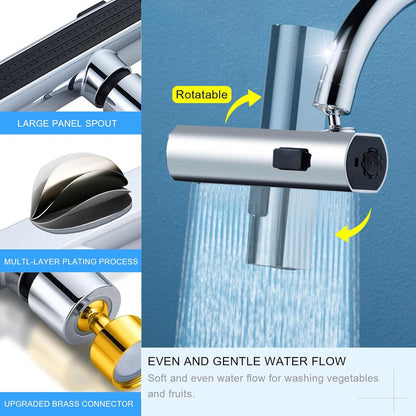 Cap de robinet multifunctional cu 4 moduri de pulverizare — Mai Mult Confort în Bucătărie