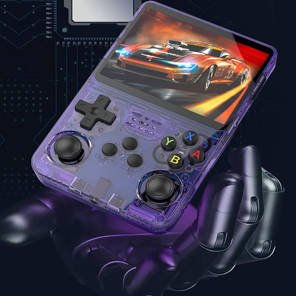 Consola de jocuri portabila R36S ecran IPS 3.5 inch 64GB — Utilitate Smart Zi de Zi
