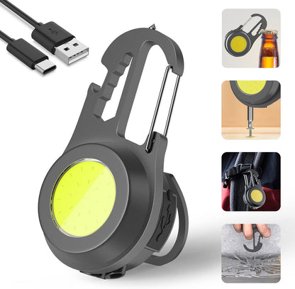 Breloc cu lanterna Q D910 LED COB multifunctional — Utilitate Smart Zi de Zi