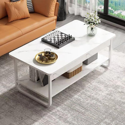 Masa de cafea rectangulara din MDF pentru living — Confort Practic Pentru Casa Ta