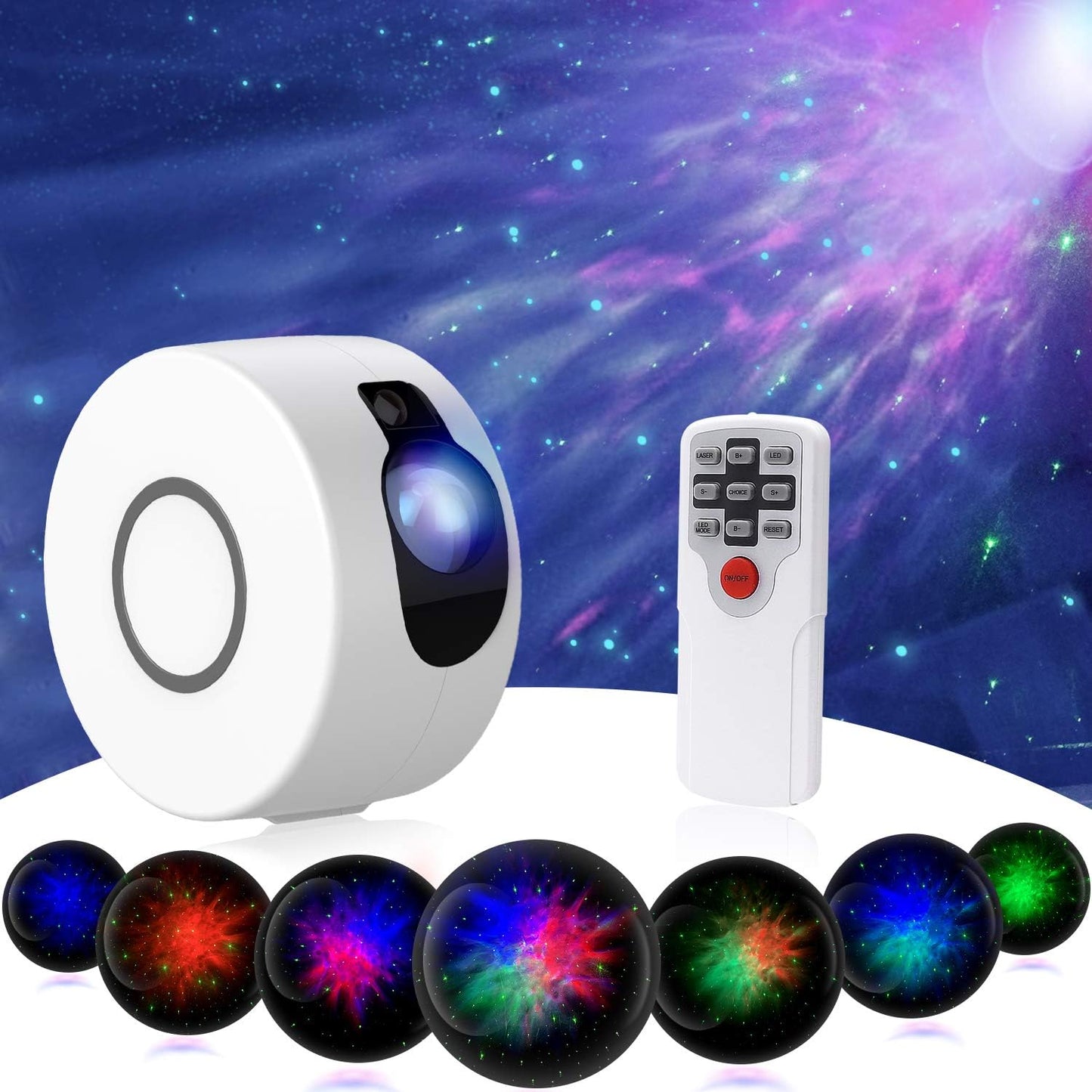 Proiector de LED 3D Aurora — Util Pentru Familie și Copii