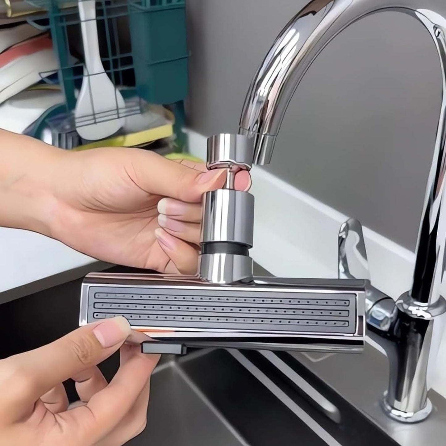 Cap de robinet multifunctional cu 4 moduri de pulverizare — Mai Mult Confort în Bucătărie