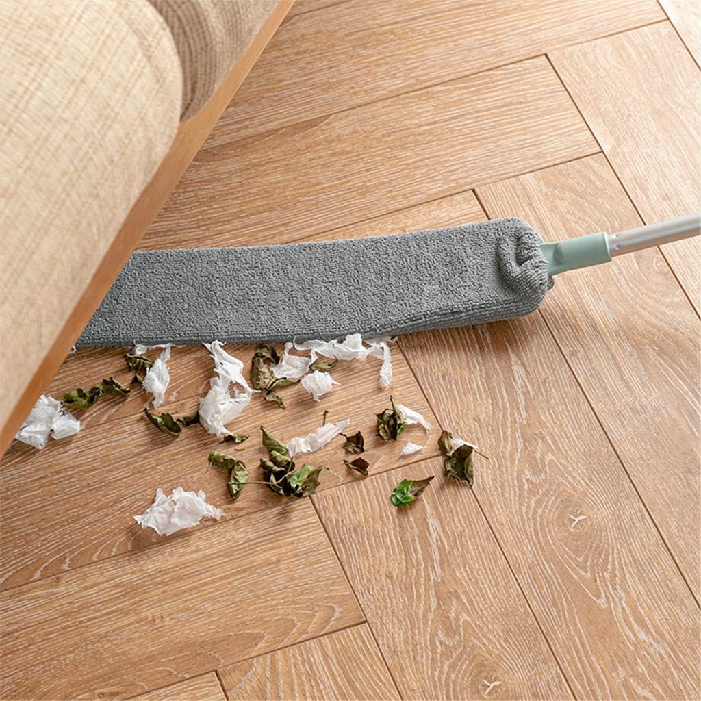 Mop plat retractabil pentru curatarea prafului in spatiile inguste — Confort Practic Pentru Casa