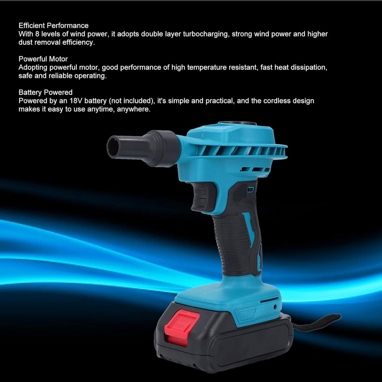 Suflanta portabila cu functie de aspirare 2 acumulatori 24V 500W