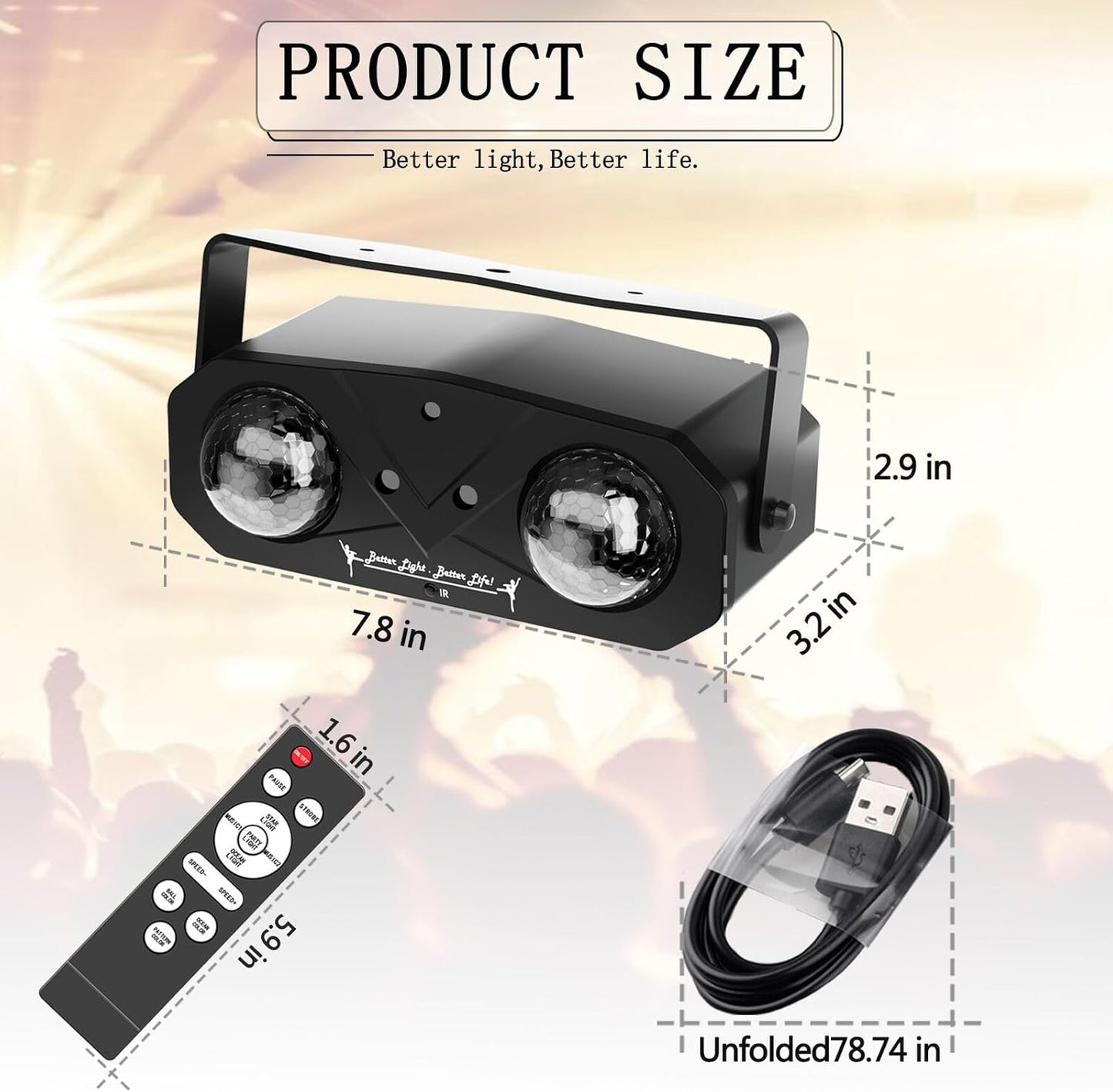 Proiector Lumini Party cu Laser — Ambient Modern Pentru Acasă