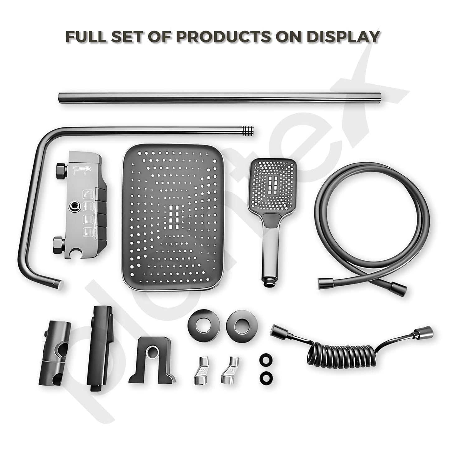 Set baterie coloana de dus cu afisaj led si termostat — Confort Practic Pentru Casa Ta