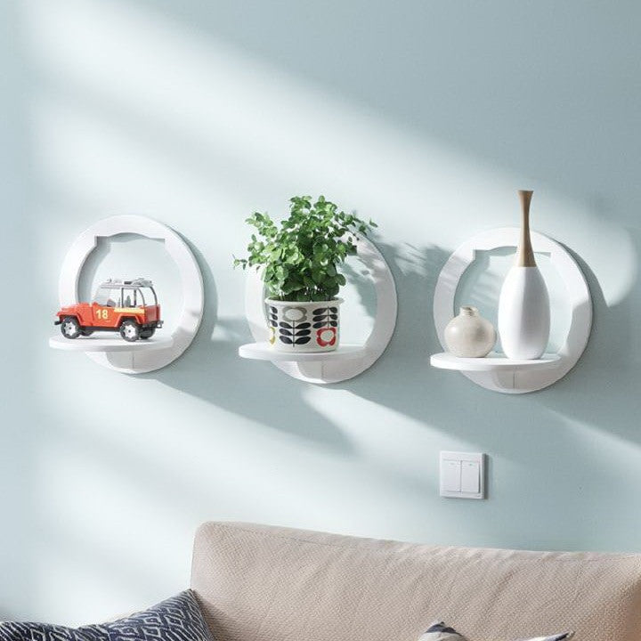 Set 3 rafturi decorative in forma de hexagon — Confort Practic Pentru Casa Ta